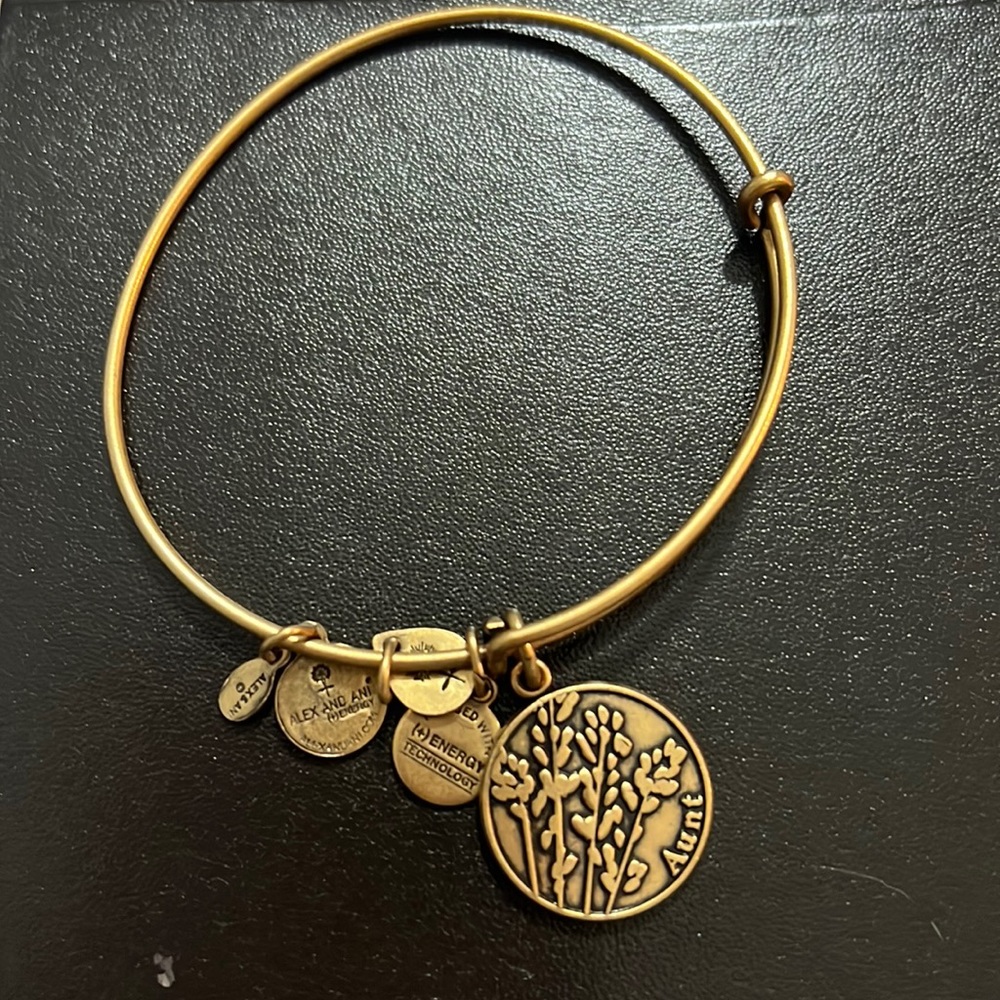Alex & Ani rose gold aunt bracelet